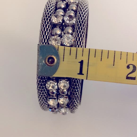 Silver Rhinestone Bracelet - Picture 6 of 6